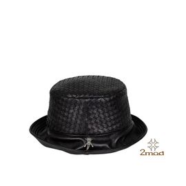 2MOD_19FWBC003_ Twomod, black bucket hat_handmade, Made in Korea, hat